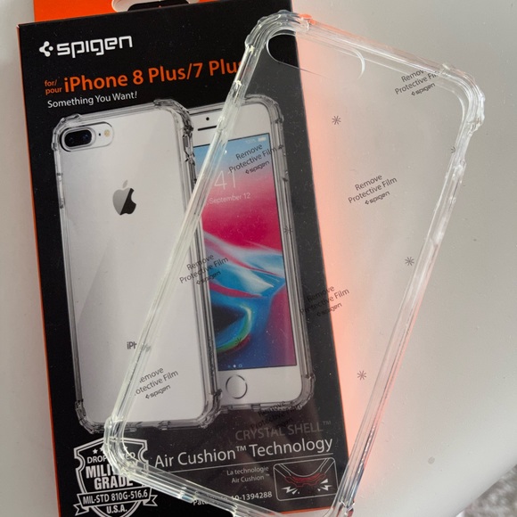 Spigen iPhone 8 Plus/7 Plus clear case - Picture 5 of 5